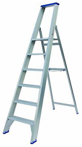 Matisère - Profi Stehleiter 6 Stufen - Maximale Arbeitshöhe 3.50m - PT06