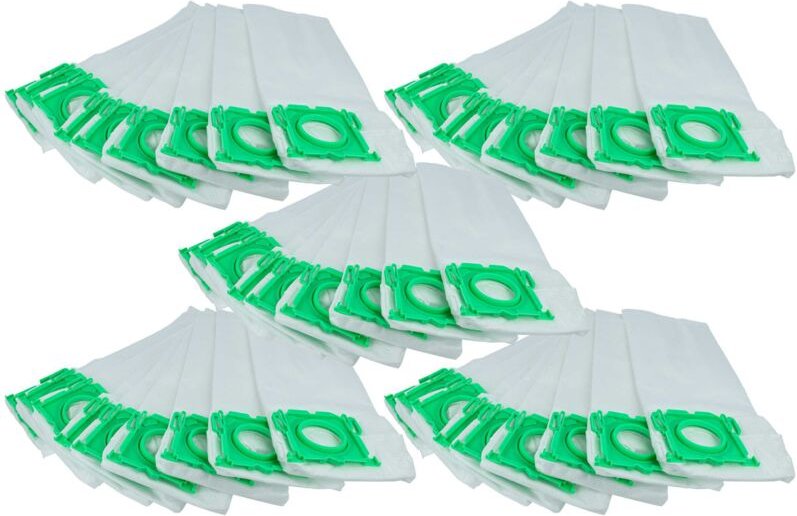 50x Staubsaugerbeutel Ersatz für Sebo 6629, 6629 am, 6629 er für Staubsauger - Mikrovlies, 33,5cm x 17cm, Weiß - Vhbw