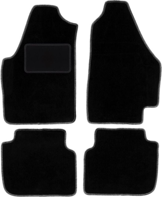 Schwarze Veloursmatten für: Lancia Musa Minivan (2004-2012)