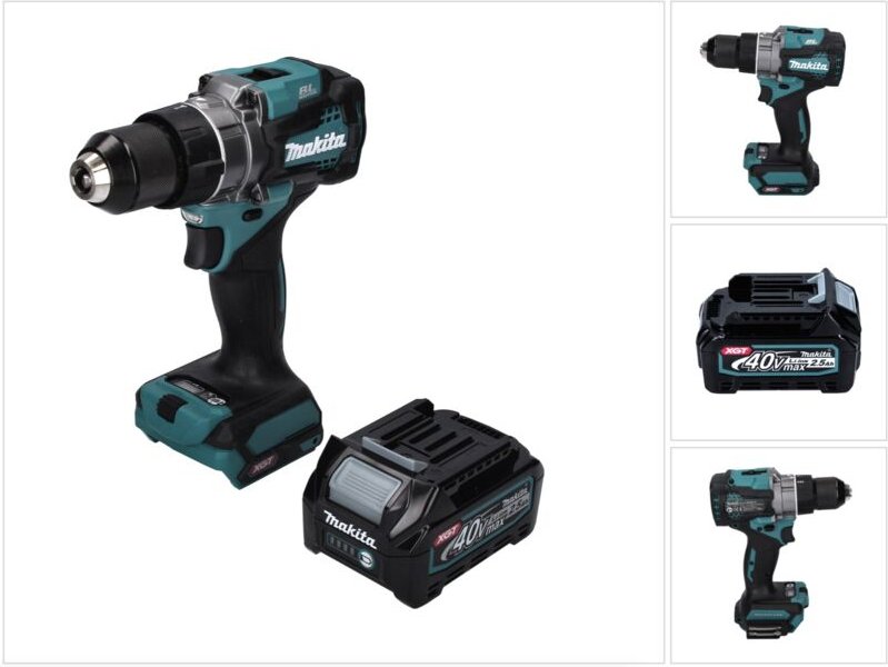 Makita DF 001 GD1 Akku Bohrschrauber 40 V max. 140 Nm XGT Brushless + 1x Akku 2,5 Ah - ohne Ladegerät