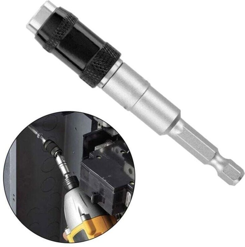 Magnetischer drehbarer Bithalter, schlagfest, für Schraubenbohrer - Ulisem