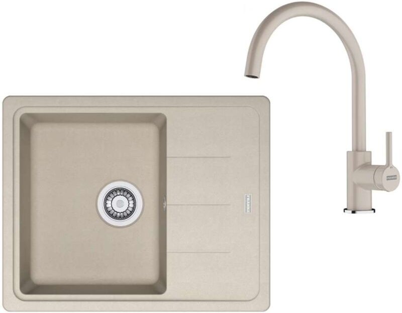 Franke Sets - Küchenset G278SA, Fragranitspüle BFG 611-62 und Armatur FC 6018.082, Sahara 114.0700.803