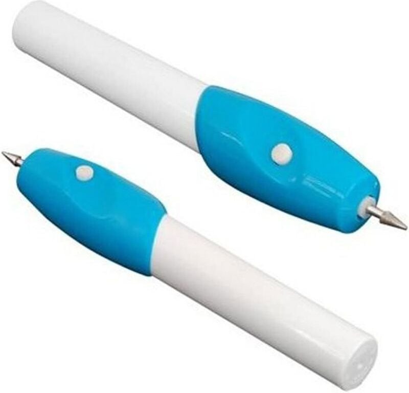 Elektronischer Gravierstift, Gravurwerkzeug für Schmuck, Metall und Holz, 2 Stück