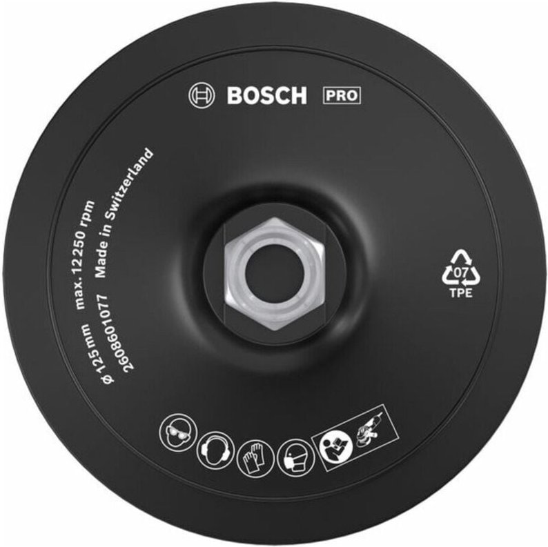 Stützteller mit Klettverschluss 125 mm 12.500 U/min - Bosch