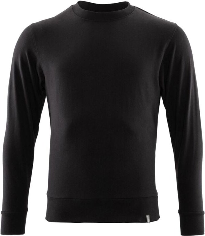 Sweatshirt crossover moderne Passform, Herren 20484 Gr. l schwarz - Mascot