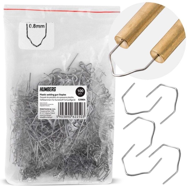 Heftklammern fur eine kunststoffschweimaschine 100 stuck typ d humberg