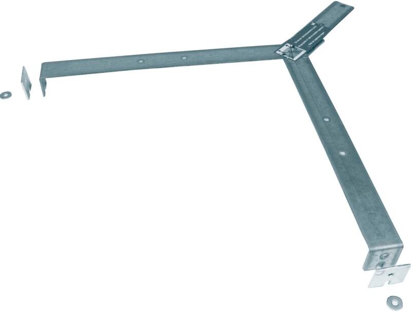 Kesseböhmer Oberbodenwinkel für feste Rückwand Revo 90 Stahl verzinkt