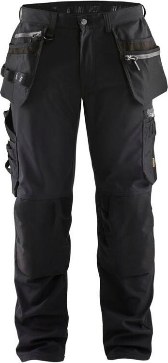Arbeits-Softshell-Hose Handwerker 1805 - Schwarz M - FR(44) - SE(C50) - Normen