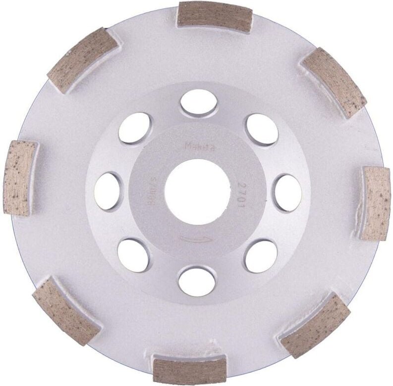 Makita Diamantschleifscheibe B-48561, professionelles Werkzeug zum Schleifen und Polieren von Beton de, Diamanttechnolog...