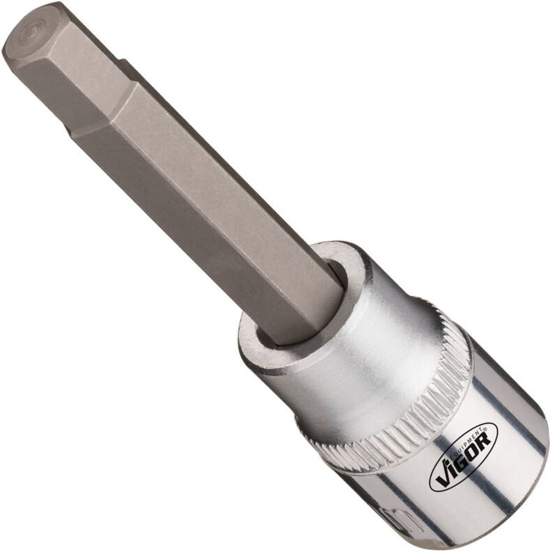 Steckschlüsseleinsatz ∙ V7158-5 ∙ 3/8 Zoll (10 mm) Vierkant hohl ∙ Innen Sechskant Profil ∙ sw 7 mm