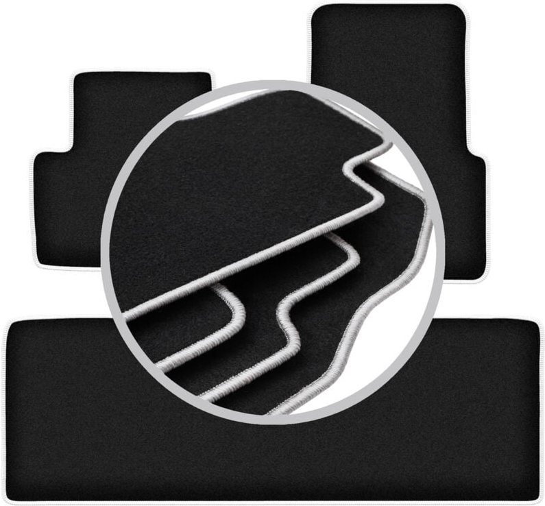 CARLUX-SILVER Autofußmatten für: Renault Espace III Minivan (1996-2002)