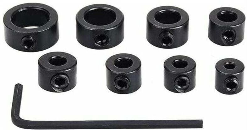 9 Stück Limit Stud Tiefenanschlag, Positionierungsring Bohrer Tiefenanschlag, Tiefenanschlag Bohrer, Positionierer, Loca...