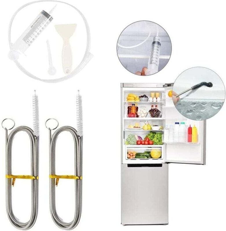 Thumbnail - 6er-Pack Kühlschrank-Reinigungsbürsten, Kühlschrank-Abflussloch-Reinigungswerkzeug, Kühlschrankbürste, Abflussreiniger, ...