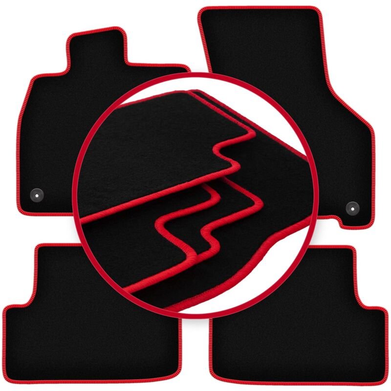 CARLUX-RED Automatten für: Volkswagen Golf VIII eTSI Alltrack, Schrägheck, Kombi, Variante (2020-)