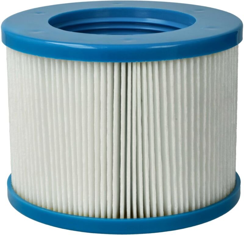Filterkartusche kompatibel mit Arebos 24 v 70 w Pool - Ersatzfilter Blau Weiß - Vhbw