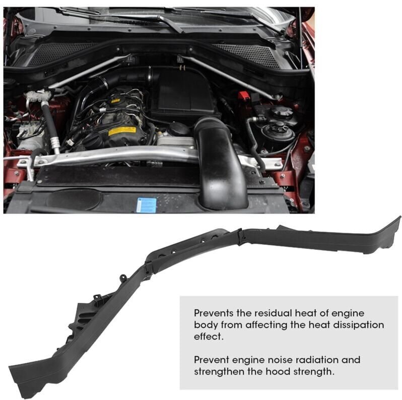 stücke Oberen Motor Fach Partition Panel Set 51717169419 Für X5 X6 E70N E70 E71 E72