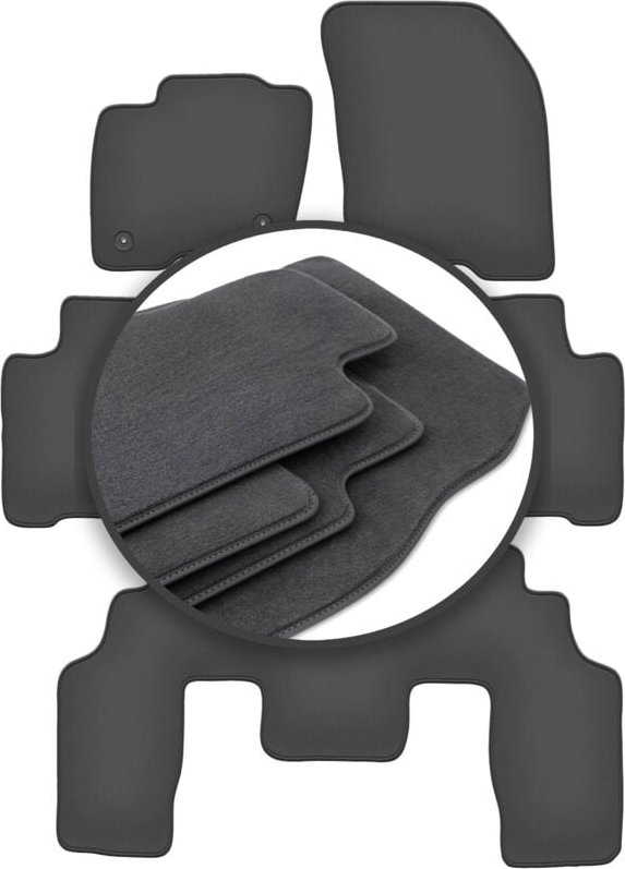 Premium-Fußmatten für: Ford S-MAX MK2 7-Sitzer (2015-)