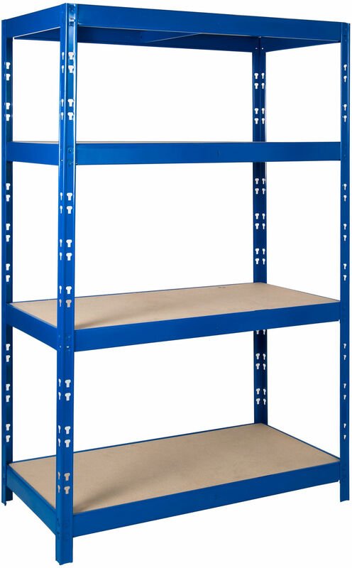 Pro-Bau-Tec Weitspannsteckregal 350kg Tragkraft 120cm breit