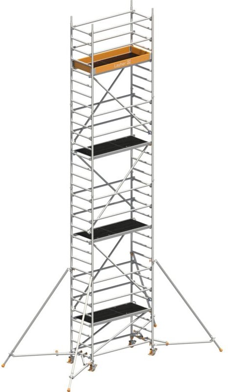 Layher Rollgerüst Uni Leicht P2 mit Gerüststützen 9,10m AH