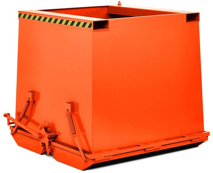 RR Industrietechnik Schwerlast- Klappbodenbehälter Typ RKC-300 3000dm³ RAL 2004 Reinorange