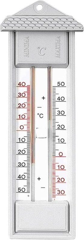 Herter - Max-Min-Thermometer 23cm grau