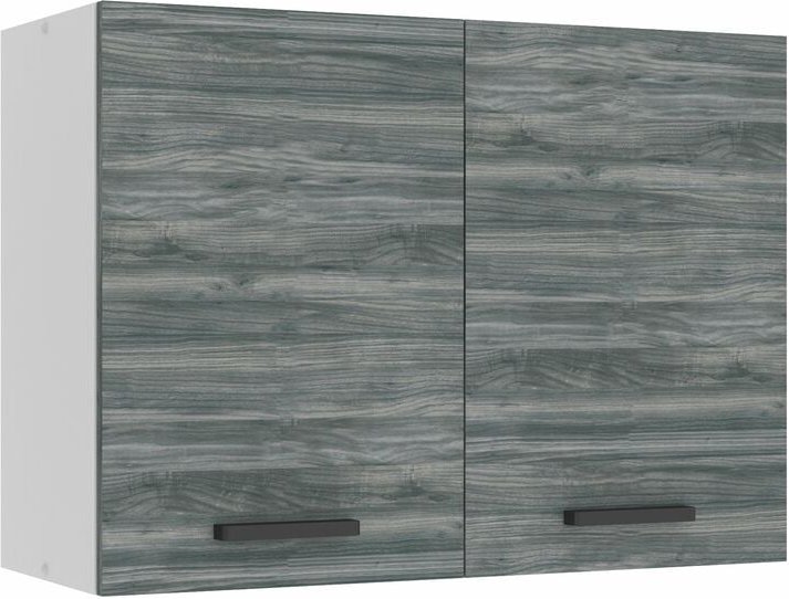 Belini Hängeschrank Küche, Küchenschränke SG. Breite 80 cm. Oberschrank mit 2 Türen, Küchenhängeschränke, Wandschrank Hä...