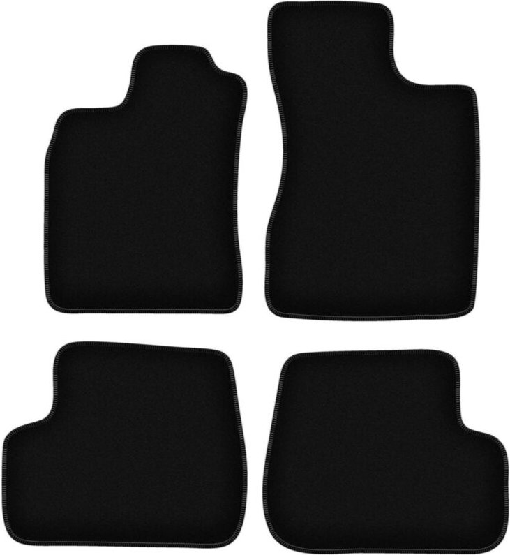 BASIC schwarze Veloursmatten für: Renault Twingo I Fließheck (1993-2006)