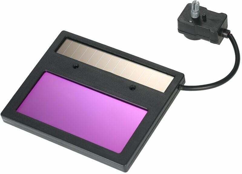 Solarbetriebener Schweißhelm mit automatischer Verdunkelung