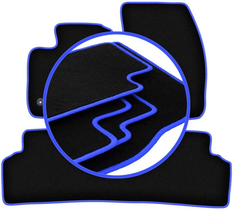 CARLUX-BLUE Automatten für: Ford Tourneo Courier Kombivan (2014-)