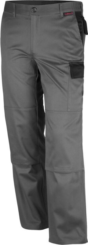 Qualitex Bundhose "image", Größe: 28, Farbe: mittelgrau/schwarz