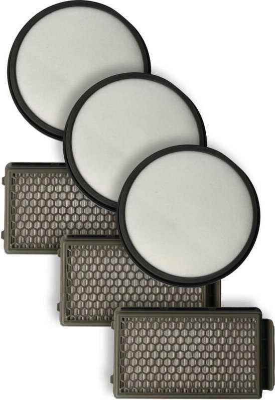 Filter-Set kompatibel mit Tefal TW3724RA, TW3731RA, TW3753EA, TW3786RA Staubsauger - 6x Filter (HEPA-Filter, Vormotor-Fi...