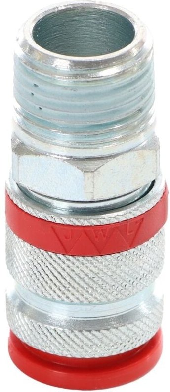 Jwl Stahlkupplung dn 7,8 bsp mit Außengewinde 1/2'