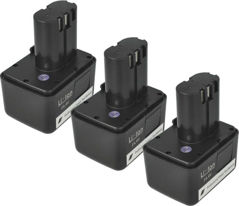 Vhbw - 3x Akku Ersatz für Gesipa 7251045, 7251049 für Werkzeug, Blindniet-Setzgerät (1500 mAh, Li-Ion, 14,4 v)