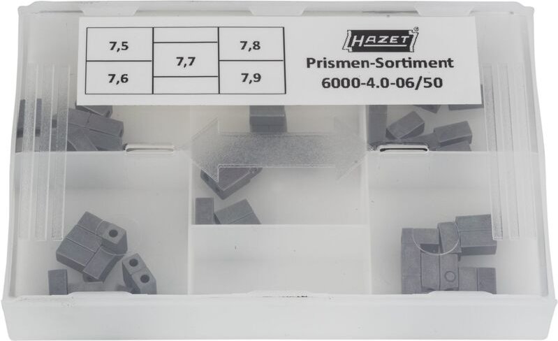 Prismen-Sortiment 7,5 / 7,6 / 7,7 / 7,8 / 7,9 mm, 6000-4.0-06/50 - Hazet
