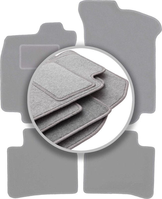Graue Autofußmatten für: Fiat Tipo I Fließheck (1988-1995)