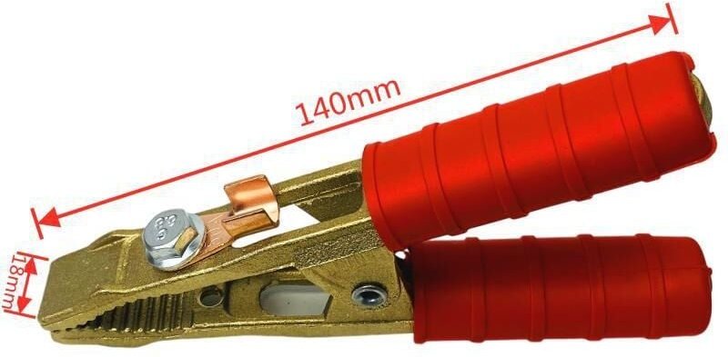 Kit 2 Pro (+ und -) Messing-Batterie- oder Starterklemmen 250B, Starter- oder Batterieklemmen