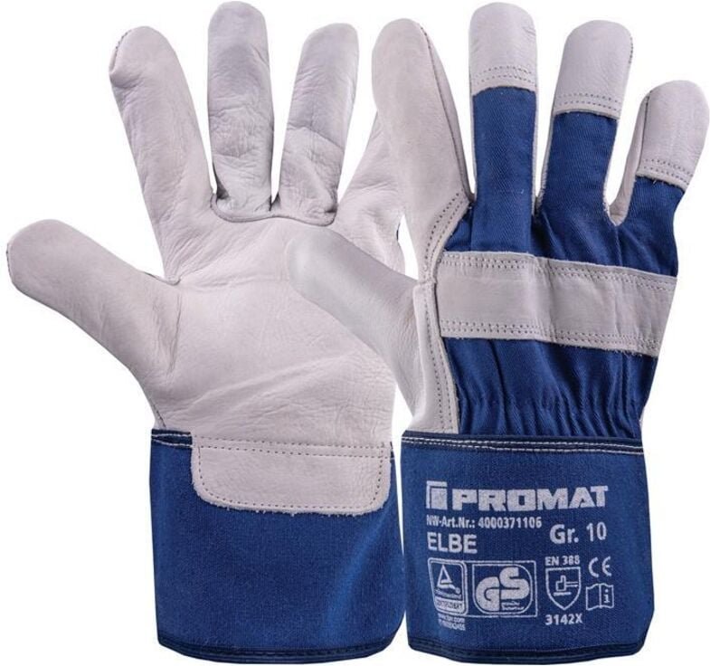 Handschuhe Elbe Größe 10 blau en 388 PSA-Kategorie ii - Promat