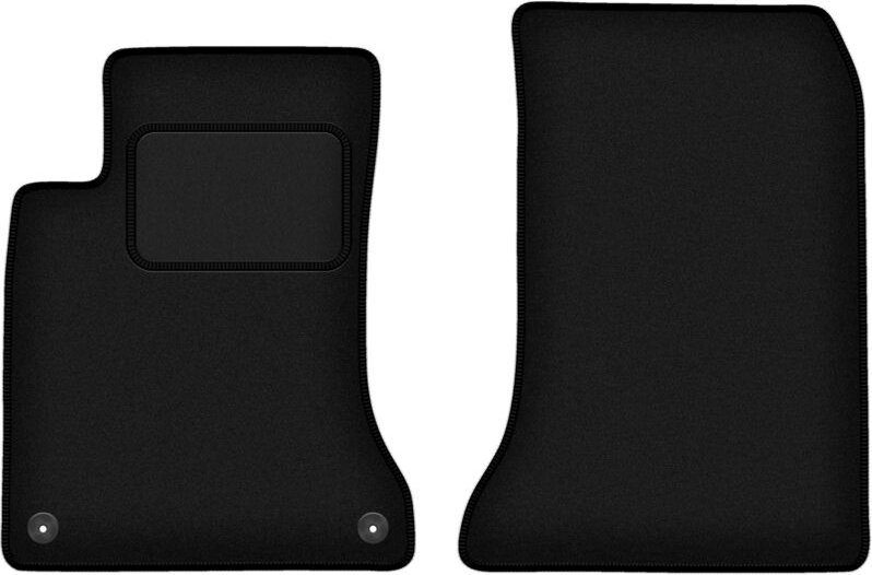 Vordere Matten schwarz für: Mercedes CLA X117 Shooting Brake, Fließheck (2013-2019)