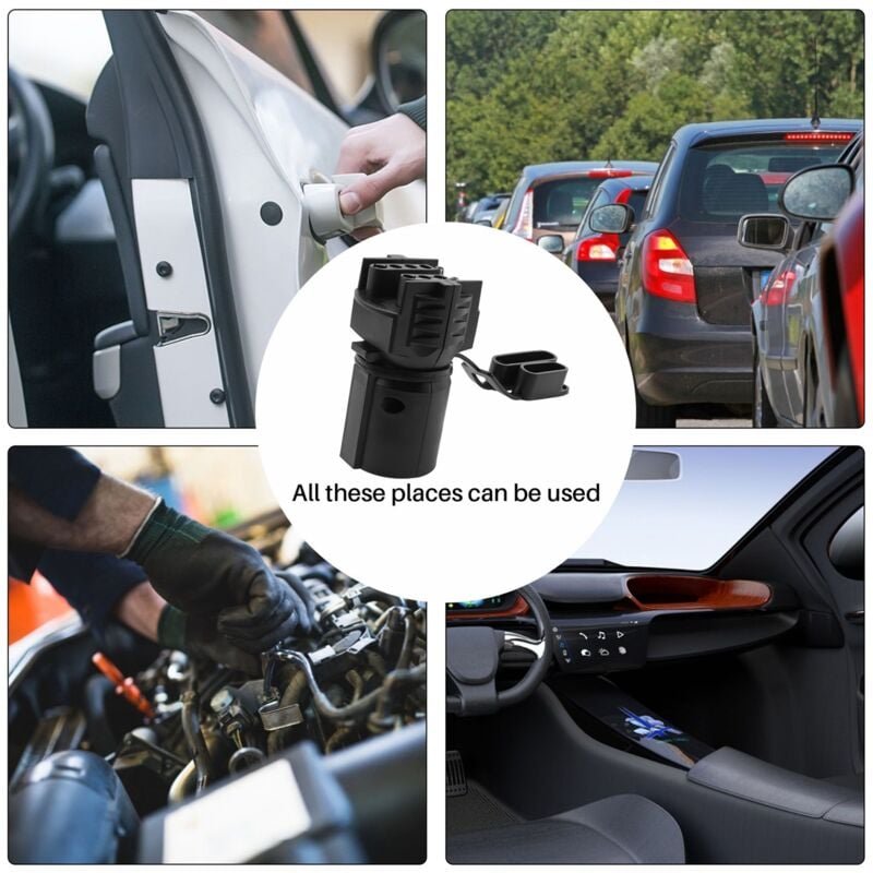 Anhängerlichtadapter 7-polig rund auf 4-polig 5-polig flach Anhängerstecker Anhängerstromanschluss für Wohnmobil Boot Ca...