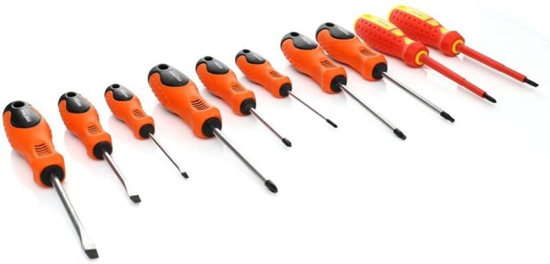 VDE Schraubendreher Set 7 tlg. Kreuzschlitz, Schlitz, Spannungsprüfer bis 1000 V