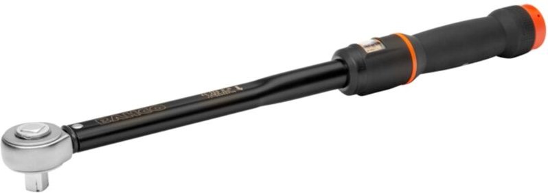 Bahco 3/8 Mechanisch verstellbarer Fenster-Drehmoment-Klickschlüssel mit Vierkantantrieb, 20-100 Nm