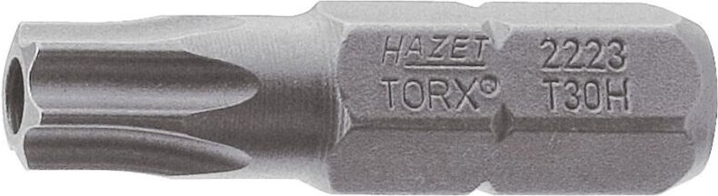 Bit 2223-T15H ∙ 1/4 Zoll (6,3 mm) Sechskant massiv ∙ Tamper Resistant torx® Profil ∙ sw T15H