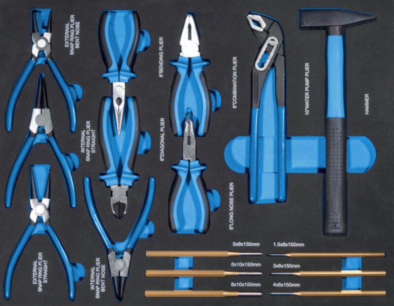 Gi 3/3 Hammer und Zangen Set 16 teilig