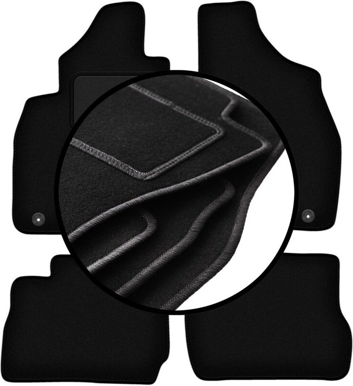 Komplettset Veloursmatten für: Mitsubishi Pajero Pinin SUV (1999-2006)