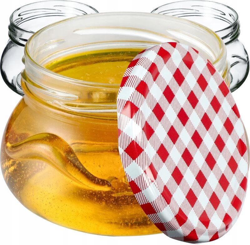 Kleine Einmachgläser 300 ml, Miniaturgläser für Honig und Gewürze, Marmeladengläser mit Deckel - Kadax