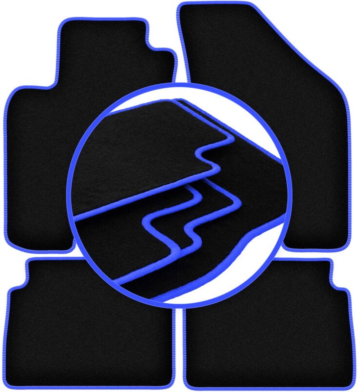 CARLUX-BLUE Automatten für: Daewoo Leganza Limousine (1997-2004)