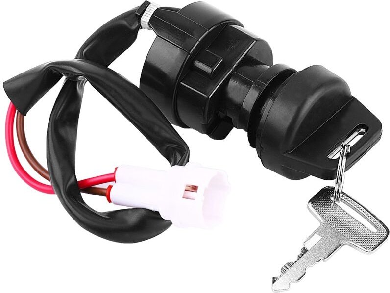 Jeffergarden - 2 Pin Motorrad atv Zündschlüssel Schalter Für Yamaha yfm 350 Bruin 660R 700R Raptor 350X Warrior