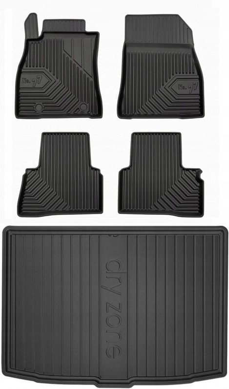 SET 77 Fußmatten und Fußmatten Nissan Juke 1 2014-2019 d