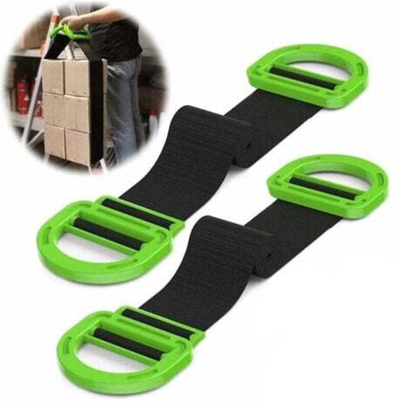 Umzugs- und Hebegurte für Möbel, Kisten, Matratzenkonstruktion, Hebegurte (2 Stück) - Lablanc
