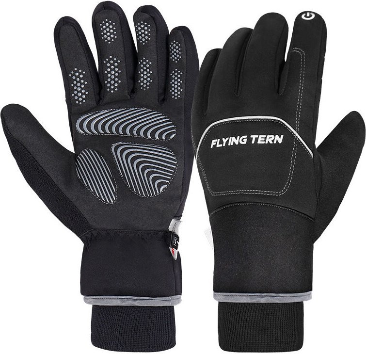 Tonchean - Handling-Handschuhe, wasserdichte, winddichte Thermohandschuhe, warme Touchscreen-Handschuhe, für Radfahren, ...